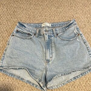 Women's Light Blue Denim Shorts